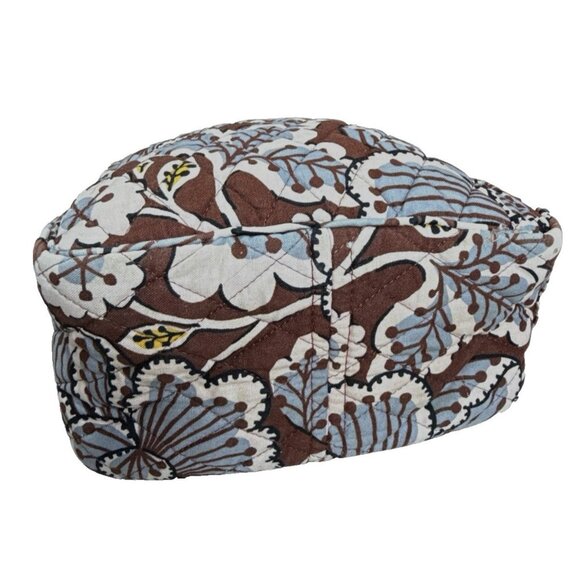 Vera Bradley Brown Lunch Bag Quilted Insulated Flower Tote - Picture 6 of 10